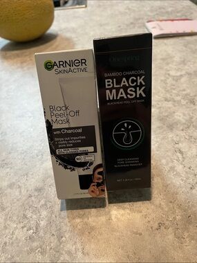 Garnier SkinActive Black Peel-Off Mask – Black & White Packaging